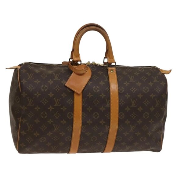 LOUIS VUITTON Monogram Keepall 45 Boston Bag M41428 LV Auth 136776 - Picture 2 of 16